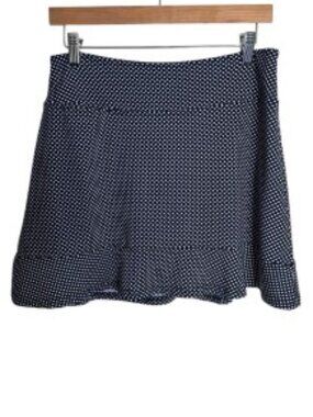 Golftini Putt Putt Navy & White Polka Dot Golf Skort Medium